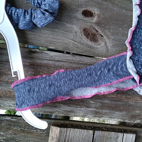 Nwt 2 Romper Set with Hair Scrunchie - Picture 5 of 12